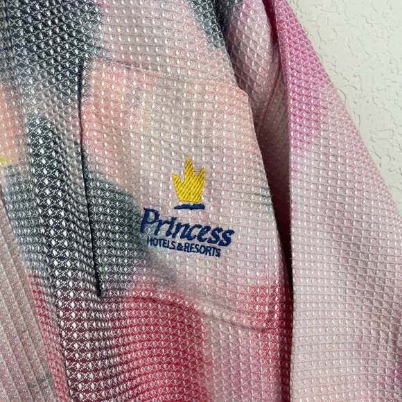 Sola Robe Womens One Size Princess Hotels And Resorts Pink Blue Mid Length - Picture 4 of 10